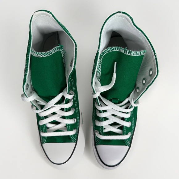 Converse Chuck Taylor All Star Hightops Women's 8.5 Men's 6.5 Amazon Green - Picture 8 of 9
